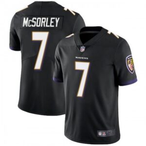 686251780cd17_1 Men's Baltimore Ravens #7 Trace McSorley Black Vapor Untouchable Limited Jersey