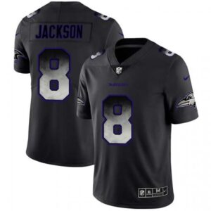 6862518fa256f_1 Men's Baltimore Ravens #8 Lamar Jackson Black 2019 Smoke Fashion Limited Stitched NFL Jersey