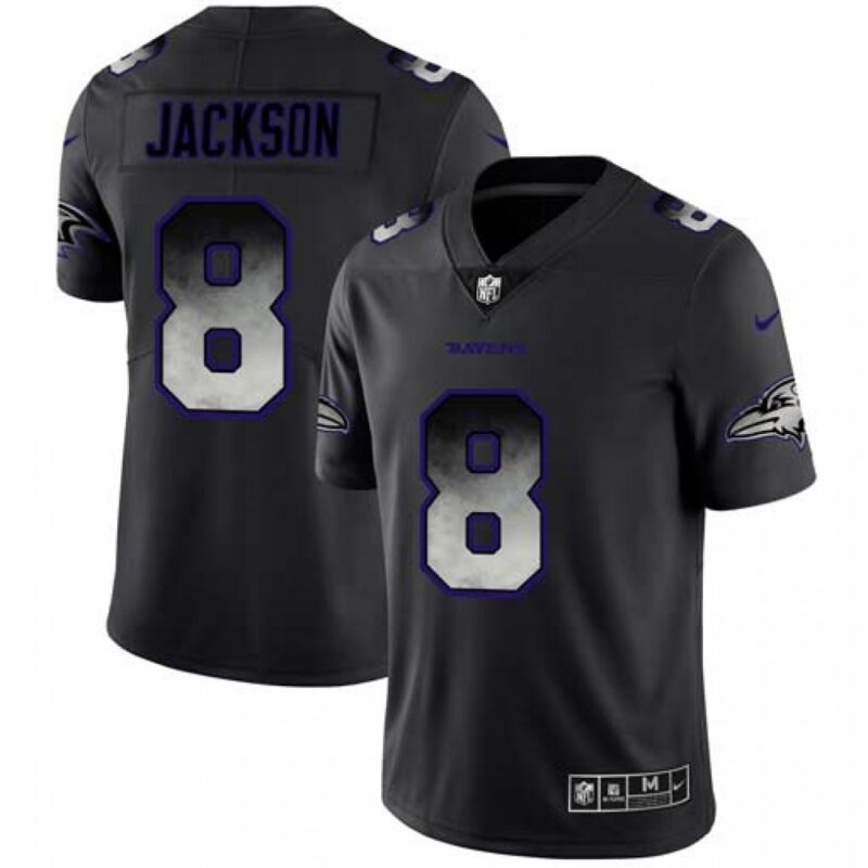 6862518fa256f_1 Men's Baltimore Ravens #8 Lamar Jackson Black 2019 Smoke Fashion Limited Stitched NFL Jersey