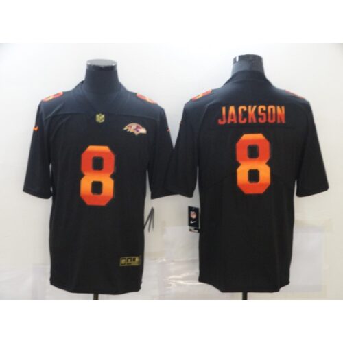 686251ab34bf8_1 Men's Baltimore Ravens #8 Lamar Jackson 2020 Black Fashion Limited Stitched Jersey