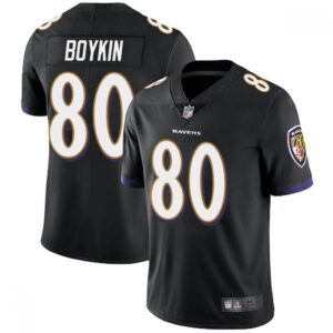 686251b544635_1 Men's Baltimore Ravens #80 Miles Boykin Black Vapor Untouchable Limited Jersey