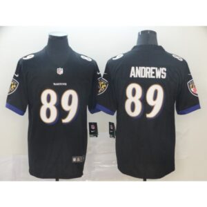 686251c65c991_1 Men's Baltimore Ravens #89 Mark Andrews Black Vapor Untouchable Limited NFL Jersey