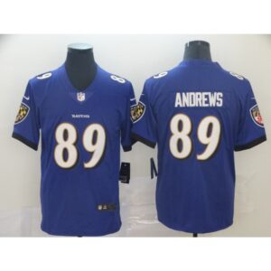 686251ec3bee7_1 Men's Baltimore Ravens #89 Mark Andrews Blue Vapor Untouchable Limited NFL Jersey
