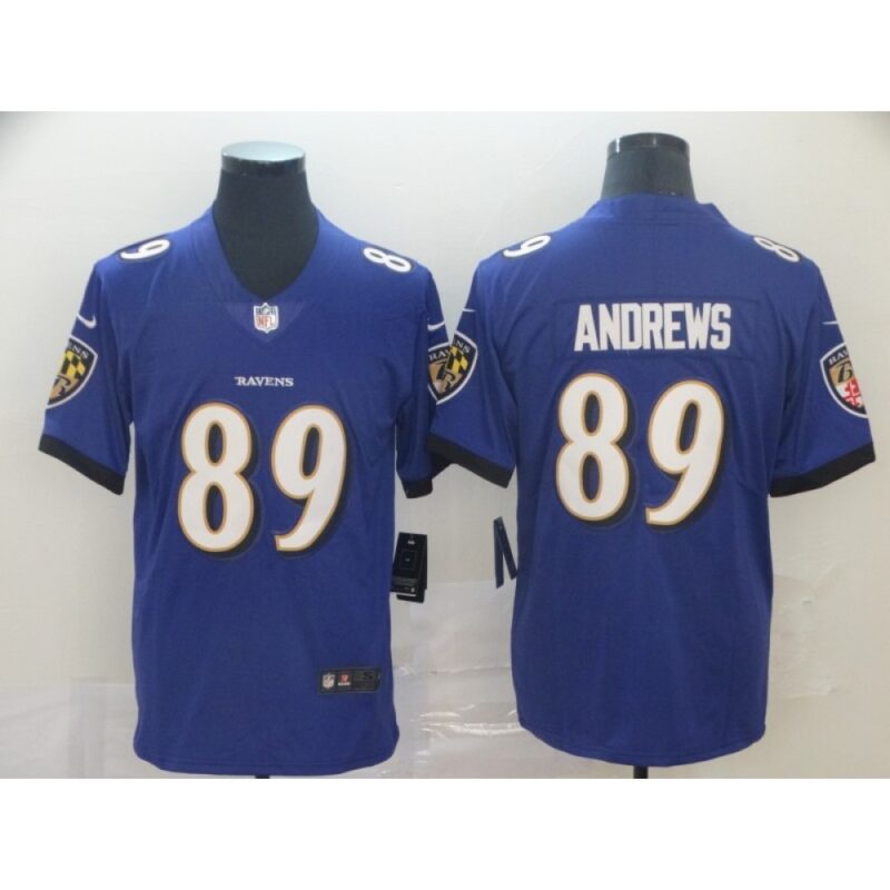 686251ec3bee7_1 Men's Baltimore Ravens #89 Mark Andrews Blue Vapor Untouchable Limited NFL Jersey