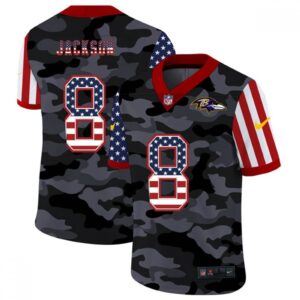 686251ffe4602_1 Men's Baltimore Ravens #8 Lamar Jackson 2020 Camo USA Flag Limited Jersey