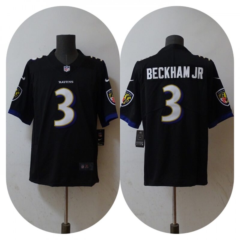 686252a98c082_1 Men's Baltimore Ravens #3 Odell Beckham Jr. Black Vapor Untouchable Football Jersey