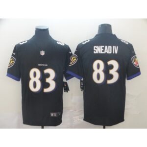 686252b05d047_1 Men's Baltimore Ravens #83 Willie Snead IV Black Vapor Untouchable NFL Jersey
