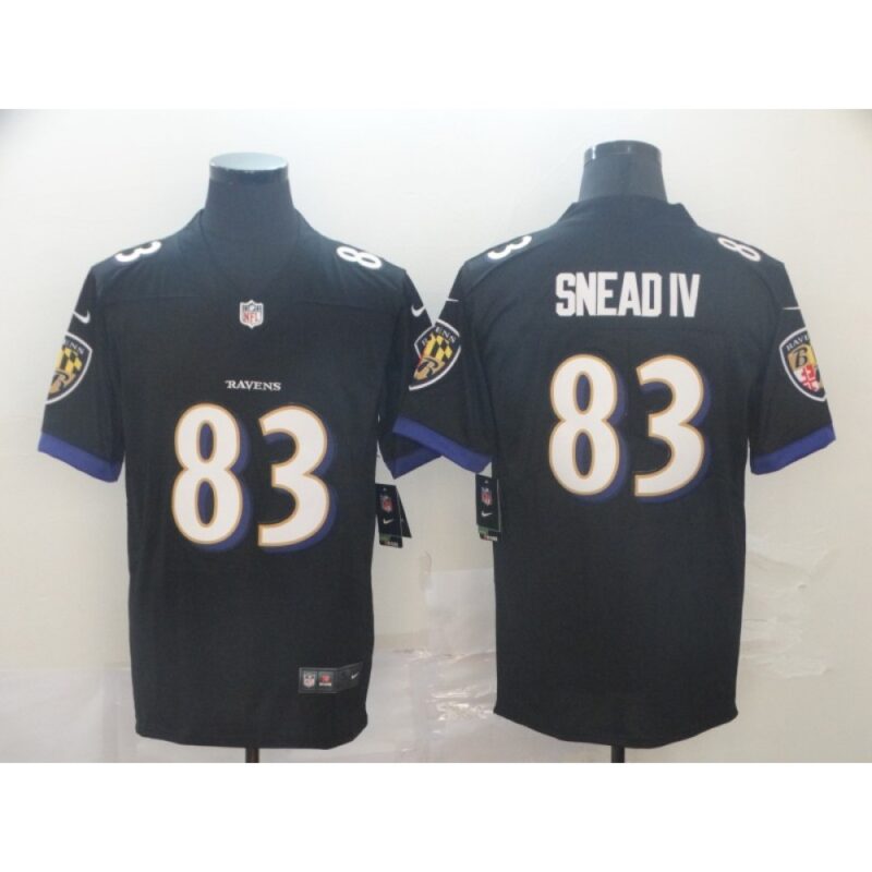 686252b05d047_1 Men's Baltimore Ravens #83 Willie Snead IV Black Vapor Untouchable NFL Jersey