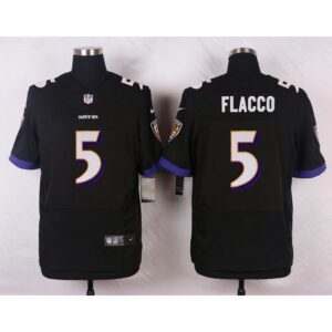 686252c641740_1 Ravens #5 Joe Flacco Black Men's Stitched NFL New Elite Jersey