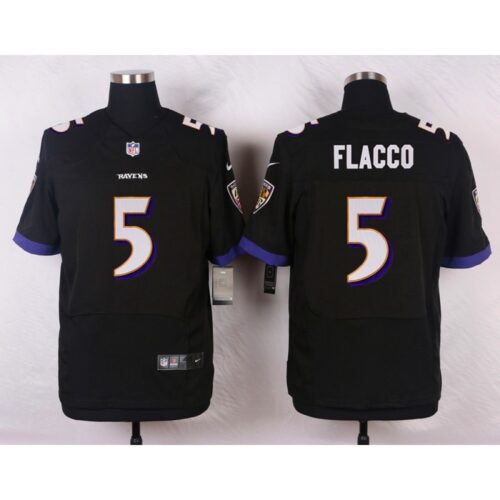 686252c641740_1 Ravens #5 Joe Flacco Black Men's Stitched NFL New Elite Jersey