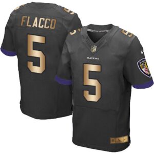 686252d165b90_1 Ravens #5 Joe Flacco Black Alternate Men's Stitched NFL New Elite Gold Jersey