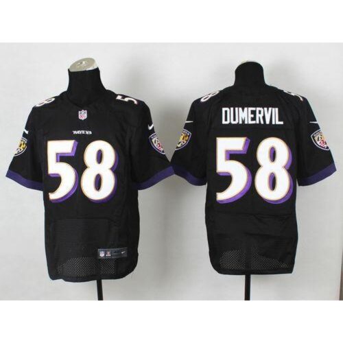 686252e0331dd_1 Ravens #58 Elvis Dumervil Black Alternate Men's Stitched NFL New Elite Jersey