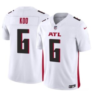686252fc39b05_1 Men's Atlanta Falcons #6 Younghoe Koo White 2023 F.U.S.E. Vapor Untouchable Limited Stitched Football Jersey