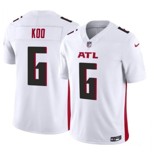 686252fc39b05_1 Men's Atlanta Falcons #6 Younghoe Koo White 2023 F.U.S.E. Vapor Untouchable Limited Stitched Football Jersey