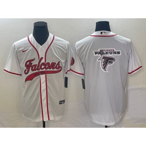 6862530392fea_1 Men's Atlanta Falcons White Team Big Logo With Patch Cool Base Stitched Baseball Jersey