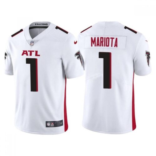 6862532f63f90_1 Men's Atlanta Falcons #1 Marcus Mariota White Vapor Untouchable Limited Stitched Jersey