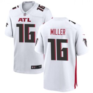 6862534550d9b_1 Men's Atlanta Falcons #16 Scott Miller White Limited Stitched Football Game Jersey