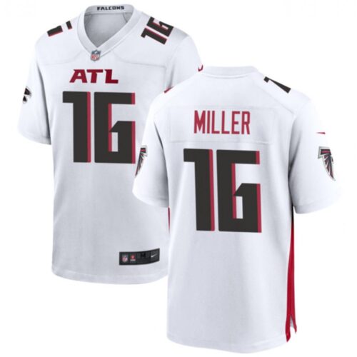 6862534550d9b_1 Men's Atlanta Falcons #16 Scott Miller White Limited Stitched Football Game Jersey