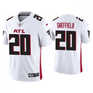 68625356e727b_1 Men's Atlanta Falcons #20 Kendall Sheffield New White Vapor Untouchable Limited Stitched NFL Jersey