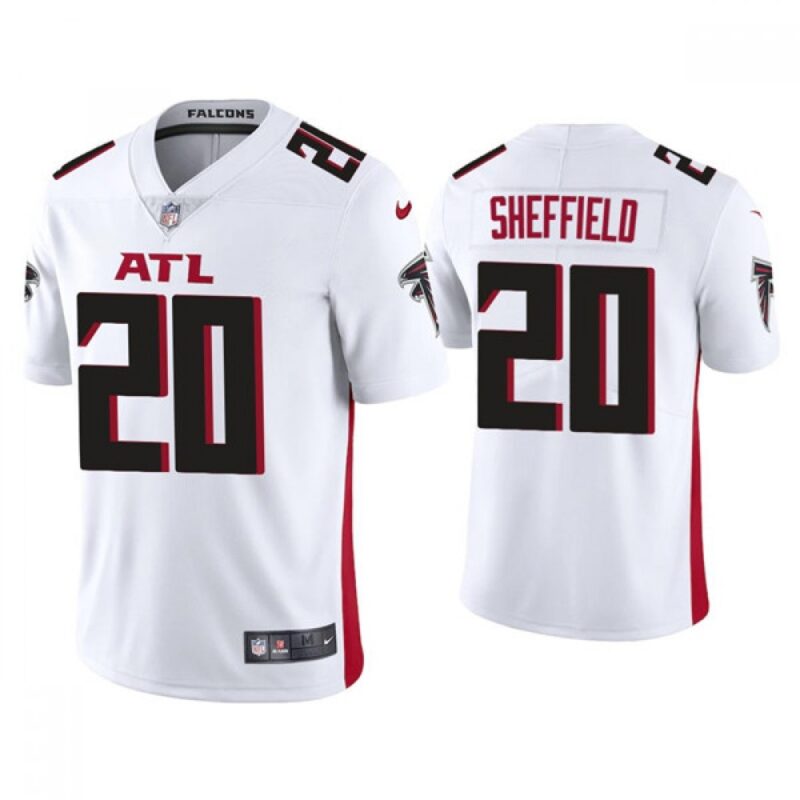 68625356e727b_1 Men's Atlanta Falcons #20 Kendall Sheffield New White Vapor Untouchable Limited Stitched NFL Jersey