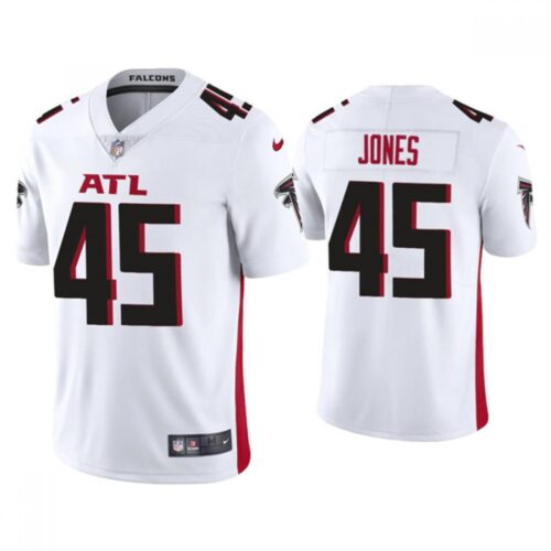 6862536f75afd_1 Men's Atlanta Falcons #45 Deion Jones New White Vapor Untouchable Limited Stitched NFL Jersey
