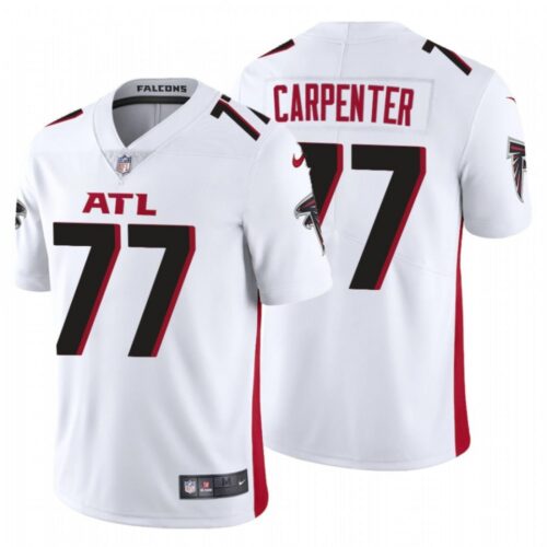 6862539a3dd65_1 Men's Atlanta Falcons #77 James Carpenter New White Vapor Untouchable Limited Stitched Jersey