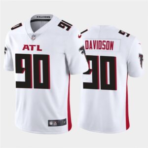 686253acc4fea_1 Men's Atlanta Falcons #90 Marlon Davidson New White Vapor Untouchable Limited Stitched NFL Jersey