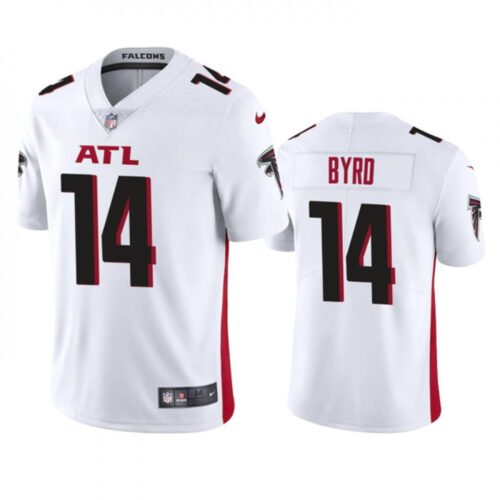 686253c8dab7e_1 Men's Atlanta Falcons #14 Damiere Byrd White Vapor Untouchable Stitched Football Jersey