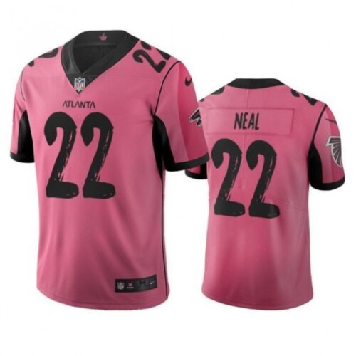 6862544283891_1 Men's Atlanta Falcons #22 Keanu Neal Pink City Edition Jersey