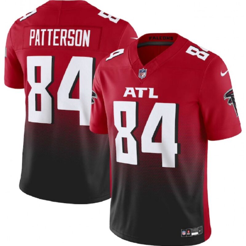 6862544984951_1 Men's Atlanta Falcons #84 Cordarrelle Patterson Red/Black 2023 F.U.S.E. Vapor Untouchable Limited Stitched Football Jersey