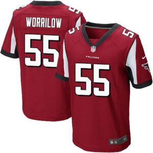 6862547e0ec0a_1 Falcons #55 Paul Worrilow Red Team Color Men's Stitched NFL Elite Jersey