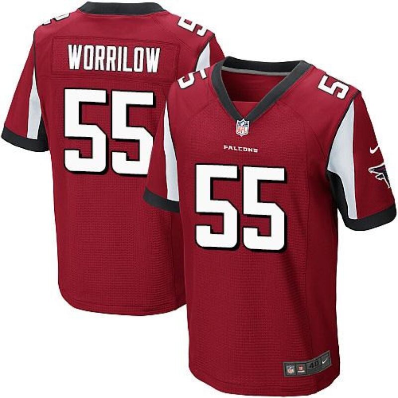 6862547e0ec0a_1 Falcons #55 Paul Worrilow Red Team Color Men's Stitched NFL Elite Jersey