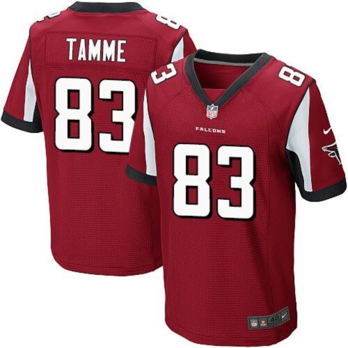 68625484e3788_1 Falcons #83 Jacob Tamme Red Team Color Men's Stitched NFL Elite Jersey