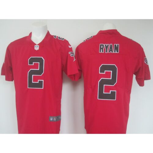 686254c48fa56_1 Men's Atlanta Falcons #2 Matt Ryan Red Limited Rush Stitched NFL Jersey