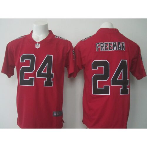 686254f3173cb_1 Men's Falcons #24 Devonta Freeman Red Limited Rush Stitched NFL Jersey