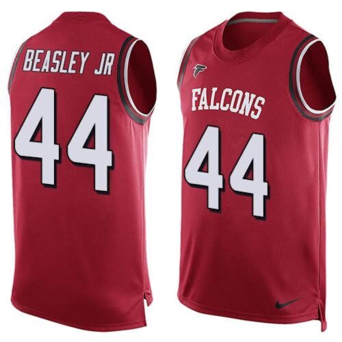 686255248449b_1 Falcons #44 Vic Beasley Jr Red Team Color Men's Stitched NFL Limited Tank Top Jersey