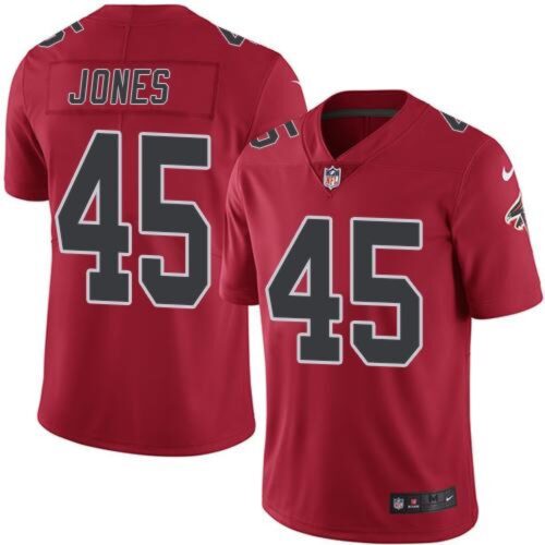6862552f5ffa1_1 Falcons #45 Deion Jones Red Men's Stitched NFL Limited Rush Jersey