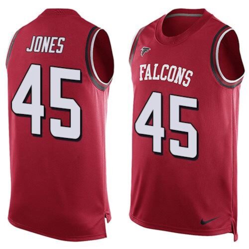 68625532cc723_1 Falcons #45 Deion Jones Red Team Color Men's Stitched NFL Limited Tank Top Jersey