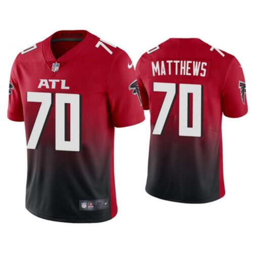 6862554eef683_1 Men's Atlanta Falcons #70 Jake Matthews New Red Vapor Untouchable Limited Stitched Jersey