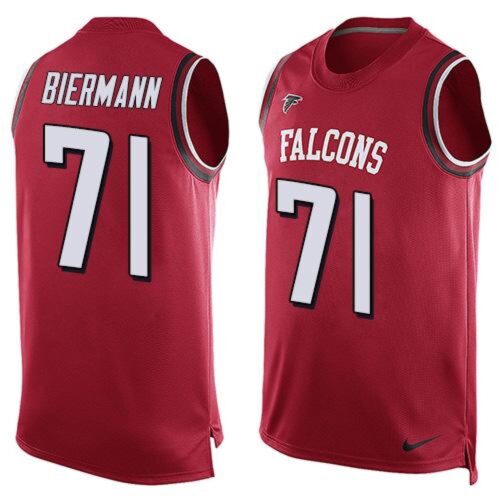6862555976bc7_1 Falcons #71 Kroy Biermann Red Team Color Men's Stitched NFL Limited Tank Top Jersey