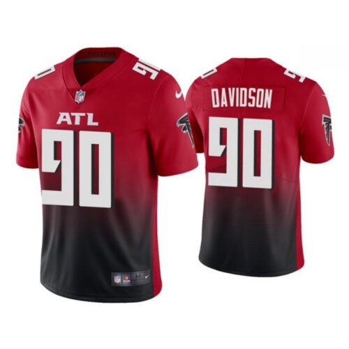 686255723edb1_1 Men's Atlanta Falcons #90 Marlon Davidson New Red Vapor Untouchable Limited Stitched Jersey