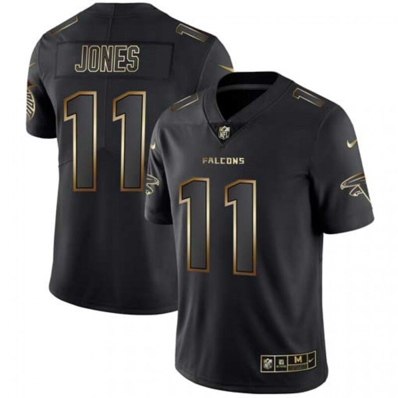 686255807894f_1 Men's Atlanta Falcons #11 Julio Jones 2019 Black Gold Edition Stitched NFL Jersey