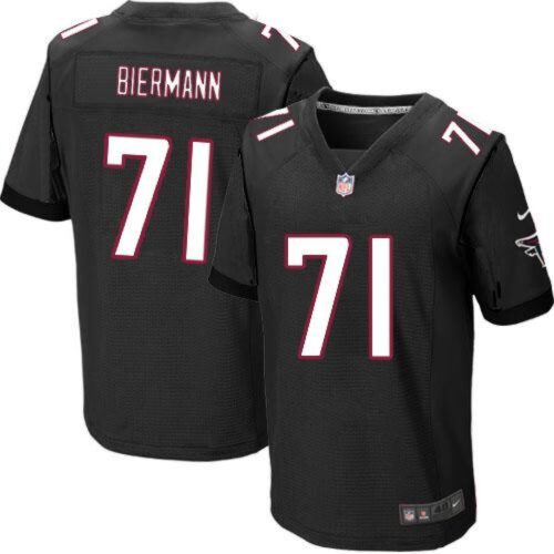 686255db52325_1 Falcons #71 Kroy Biermann Black Alternate Men's Stitched NFL Elite Jersey