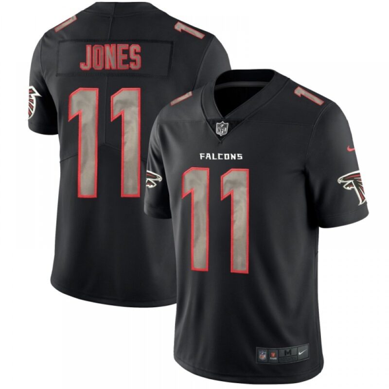 686255f64eebe_1 Men's Atlanta Falcons #11 Julio Jones Black 2018 Impact Limited Stitched NFL Jersey