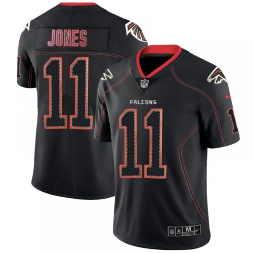686255f9c7b1f_1 Men's Atlanta Falcons #11 Julio Jones Black 2018 Lights Out Color Rush NFL Limited Jersey