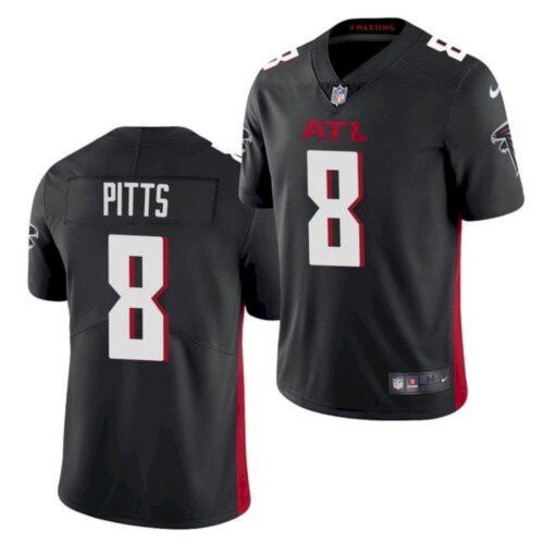 6862566817d54_1 Men's Atlanta Falcons #8 Kyle Pitts 2021 NFL Draft Black Vapor Untouchable Limited Stitched Jersey