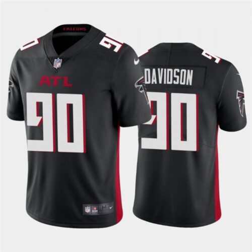 6862567635249_1 Men's Atlanta Falcons #90 Marlon Davidson New Black Vapor Untouchable Limited Stitched NFL Jersey