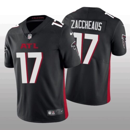 6862568765a17_1 Men's Atlanta Falcons #17 Olamide Zaccheaus Black Vapor Untouchable Stitched Football Jersey