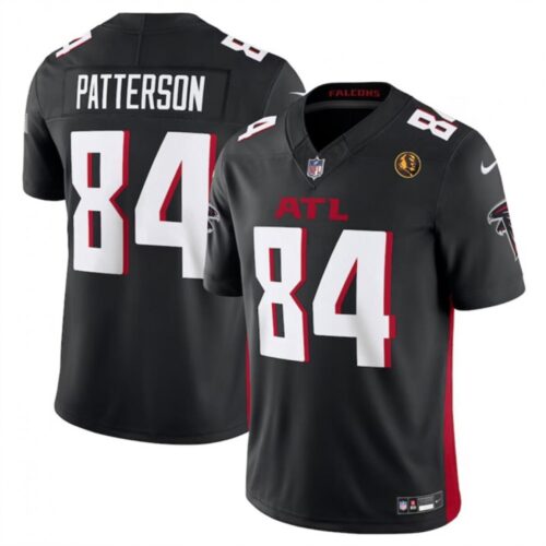 6862588729934_1 Men's Atlanta Falcons #84 Cordarrelle Patterson Black 2023 F.U.S.E. With John Madden Patch Vapor Limited Stitched Football Jersey