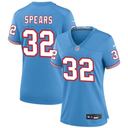 68625c07388a2_1 Women's Tennessee Titans #32 Tyjae Spears Blue Throwback Stitched Football Jersey(Run Small)